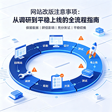 福泉建站-网站改版注意事项：从调研到平稳上线的全流程指南