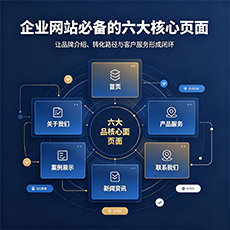 黔南建站-企业网站必备的六大核心页面