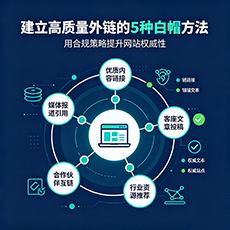 黔南建站-建立高质量外链的5种白帽方法